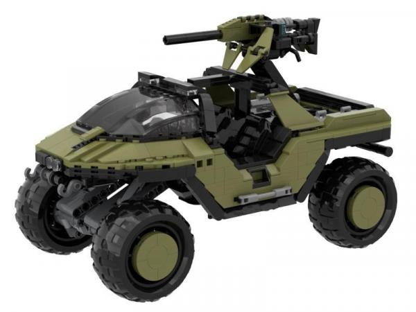 Futuristic Off-Road Combat Vehicle