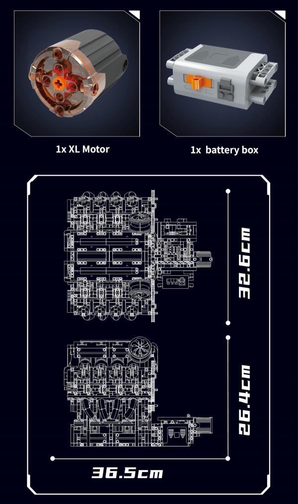 Supercar V8-Motor