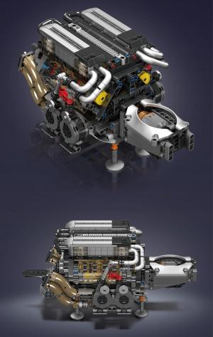 Supercar V16 Engine