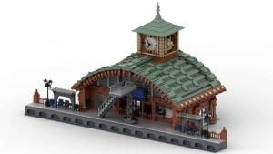 Modular Main Station: Main hall with slim Platform