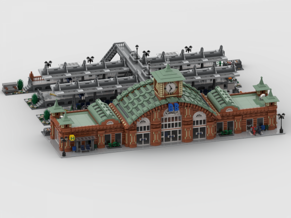 Modular Main Station: Main hall with slim Platform