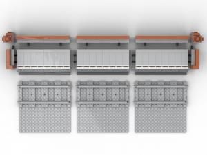 Modularer Hauptbahnhof: Bahnsteig schmal (2 in 1)