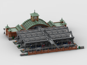 Modular Main Station: Wide platforms and old Roof