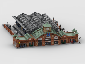 Modular Main Station: Wide platforms and old Roof