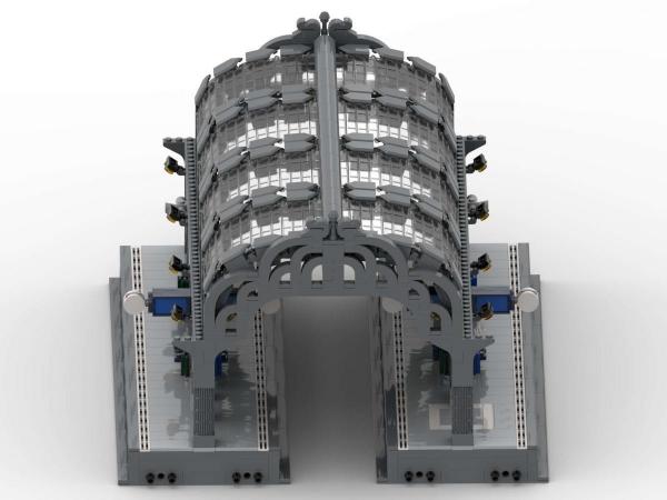 Modularer Hauptbahnhof: Bahnsteige Breit mit altem Dach