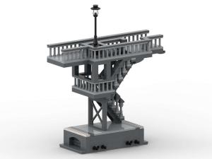 Modular Main Station: Wide platforms with Stair