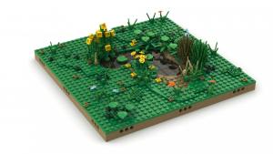 Modular landscape system: waterhole