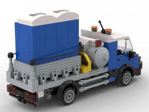 Transporter for mobile toilets