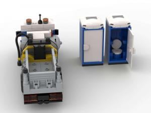 Transporter for mobile toilets