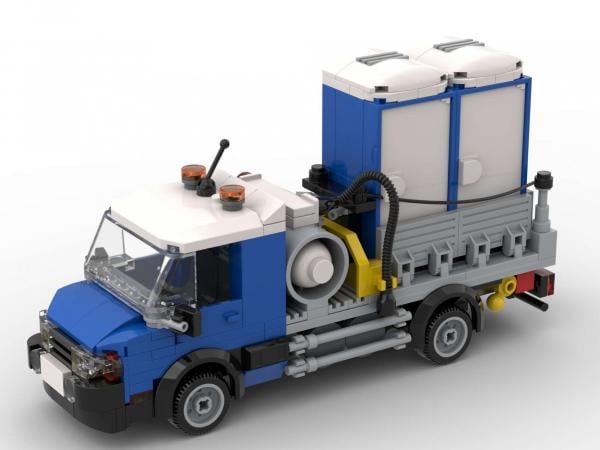 Transporter for mobile toilets