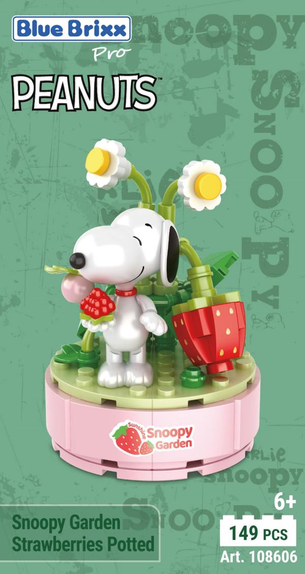 Snoopy Garden "Strawberries Potted"