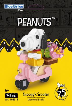 Snoopy`s Scooter (diamond bricks)