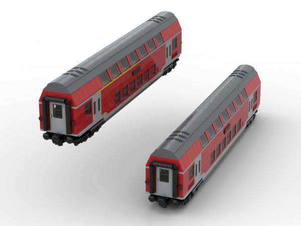 Double-Decker Trolley red 2 in 1 (8w)