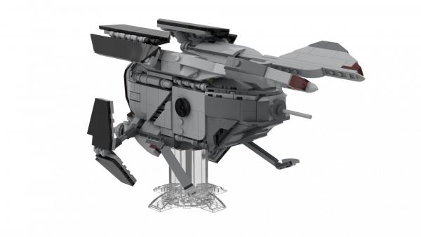 Futuristic Police Gunship