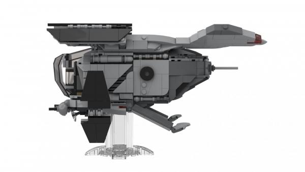 Futuristic Police Gunship