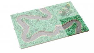 Modular landscape system: meandering stream