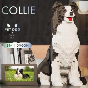 Border Collie (diamond blocks)