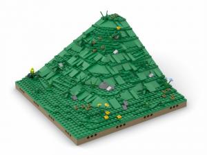 Modular landscape system: meadow slope corner