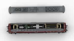 Display Locomotive BR130 Ludmilla 1:18