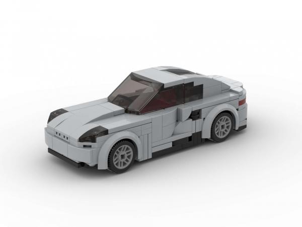 Modern Grey Sports Car