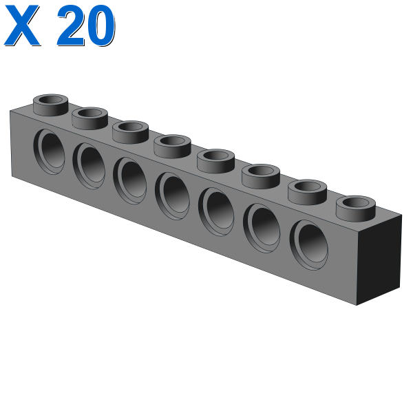 TECHNIC BRICK 1X8 X 20