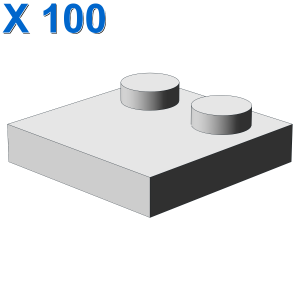 Tile 2 x 2 with 2 Studs X 100