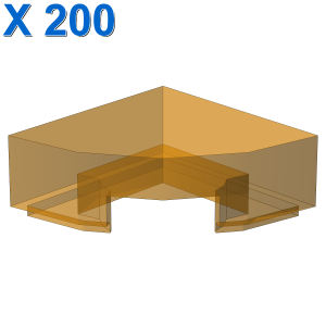 BlueBrixx - - 609590 - 1/4 CIRCLE TILE 1X1 X 200