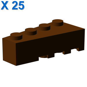 RIGHT BRICK 2X4 W/ANGLE X 25